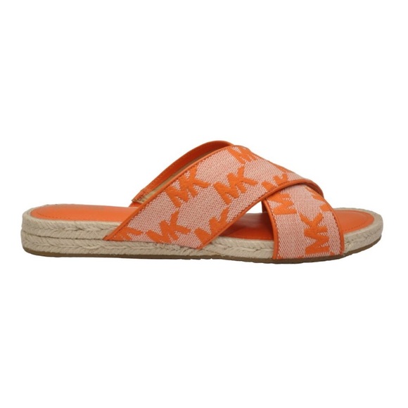 Michael Kors Jolie Logo Jacquard Espadrille Sandal - Picture 1 of 4